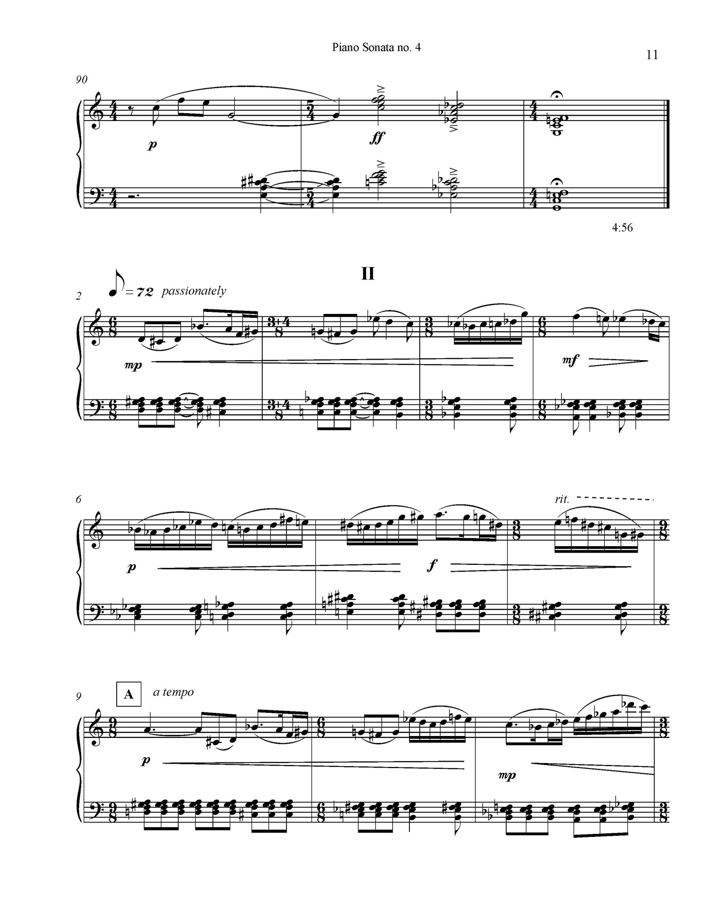 Piano Sonata No. 4