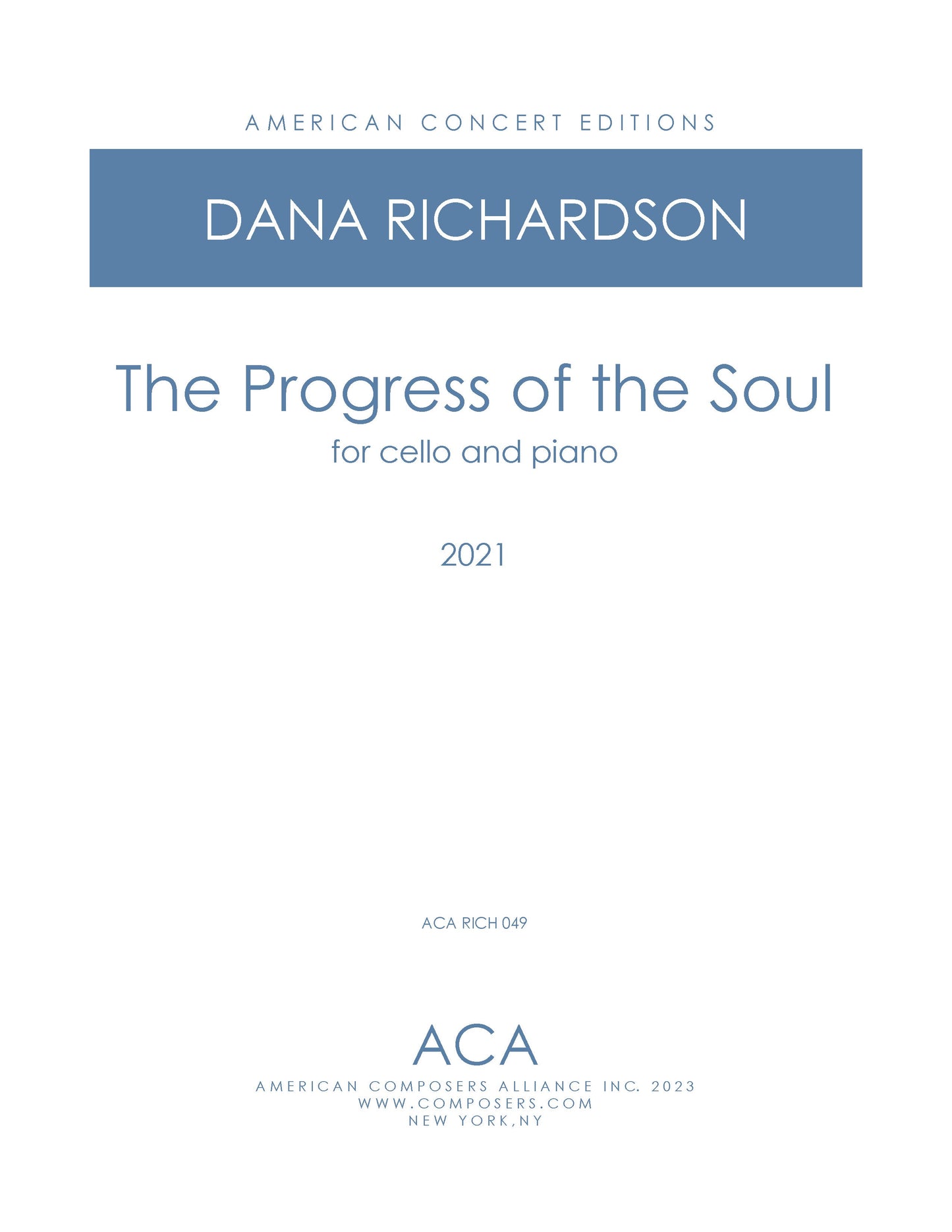 Progress of the Soul