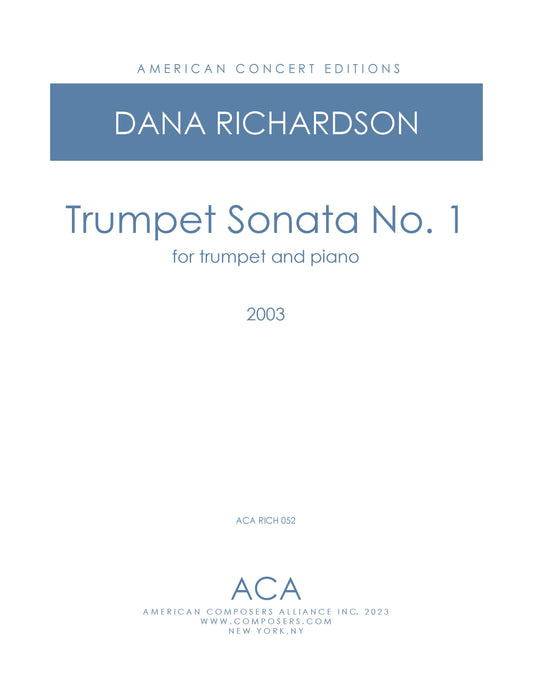 Trumpet Sonata No. 1