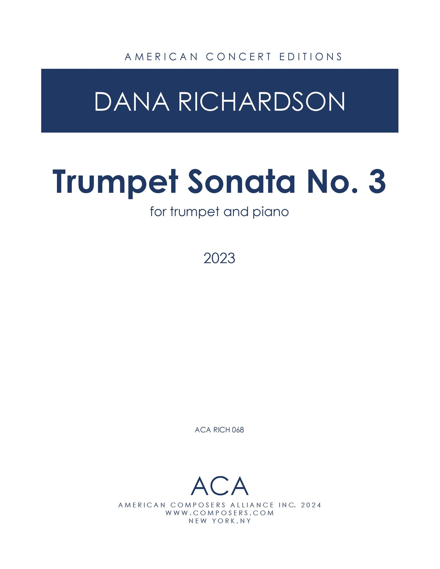 Trumpet Sonata No. 3