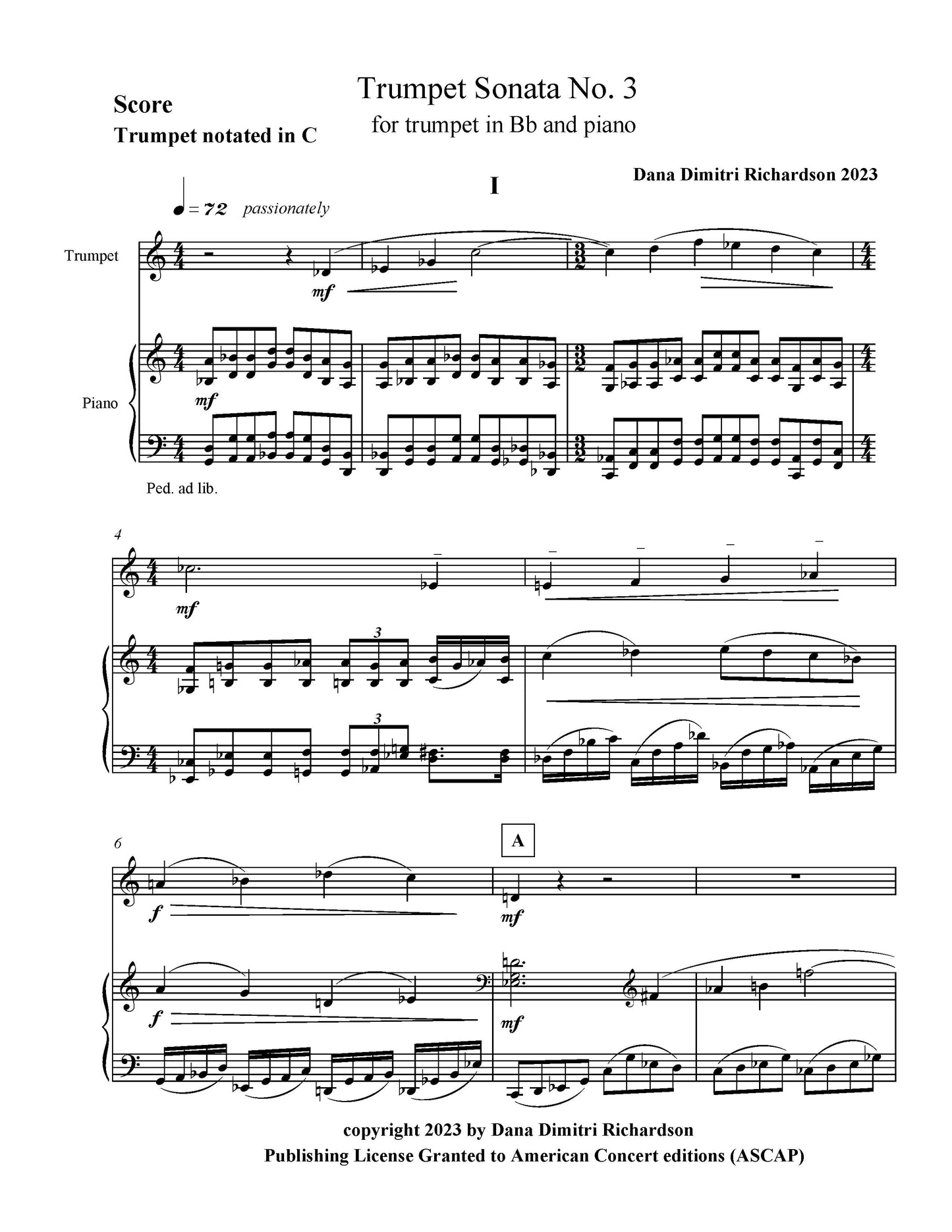 Trumpet Sonata No. 3