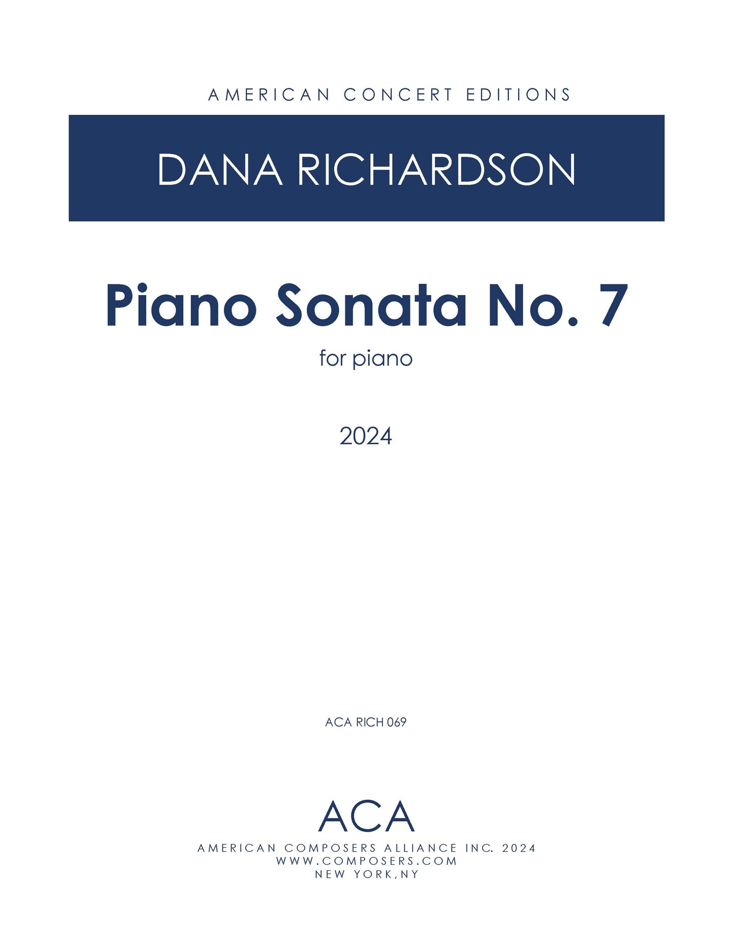 Piano Sonata No. 7