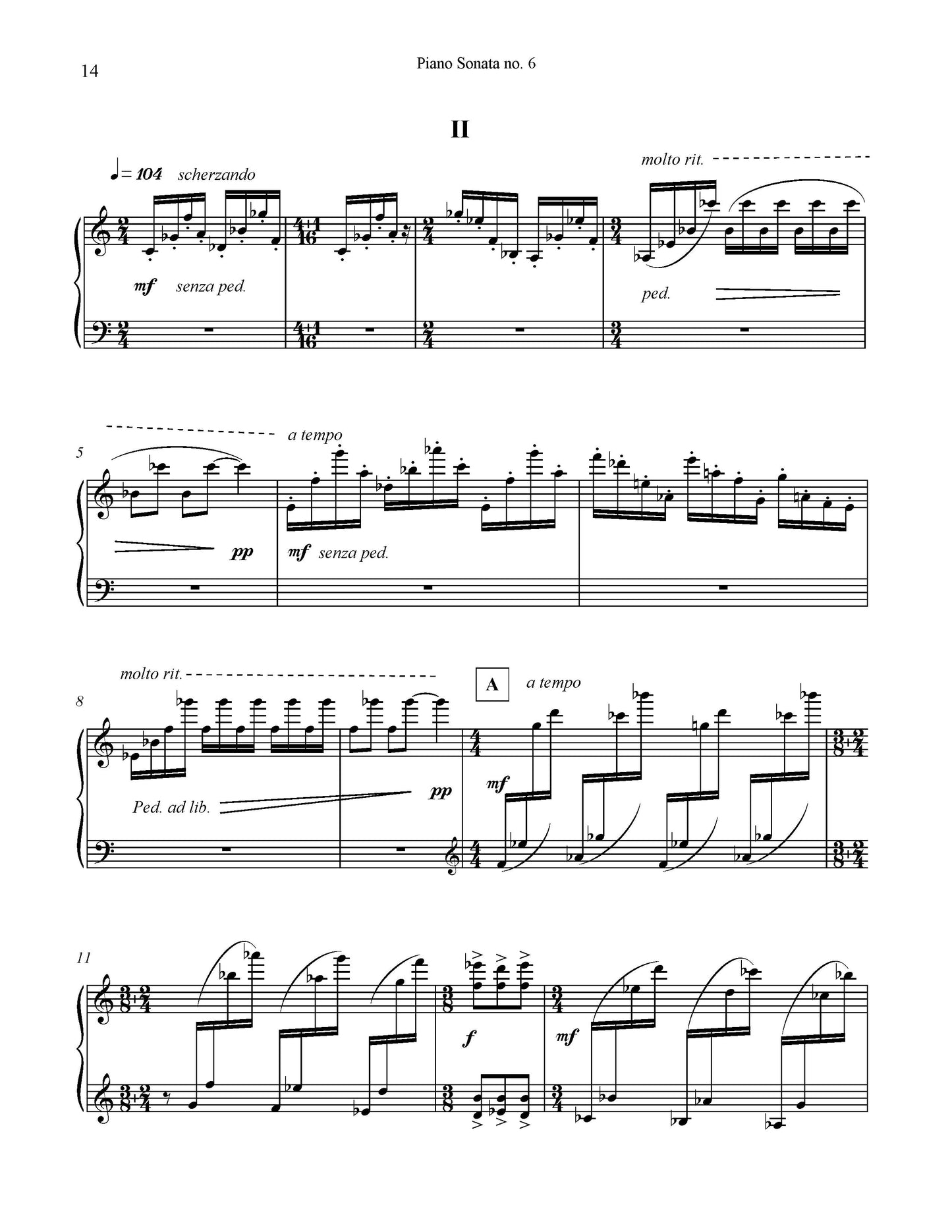 Piano Sonata No. 6