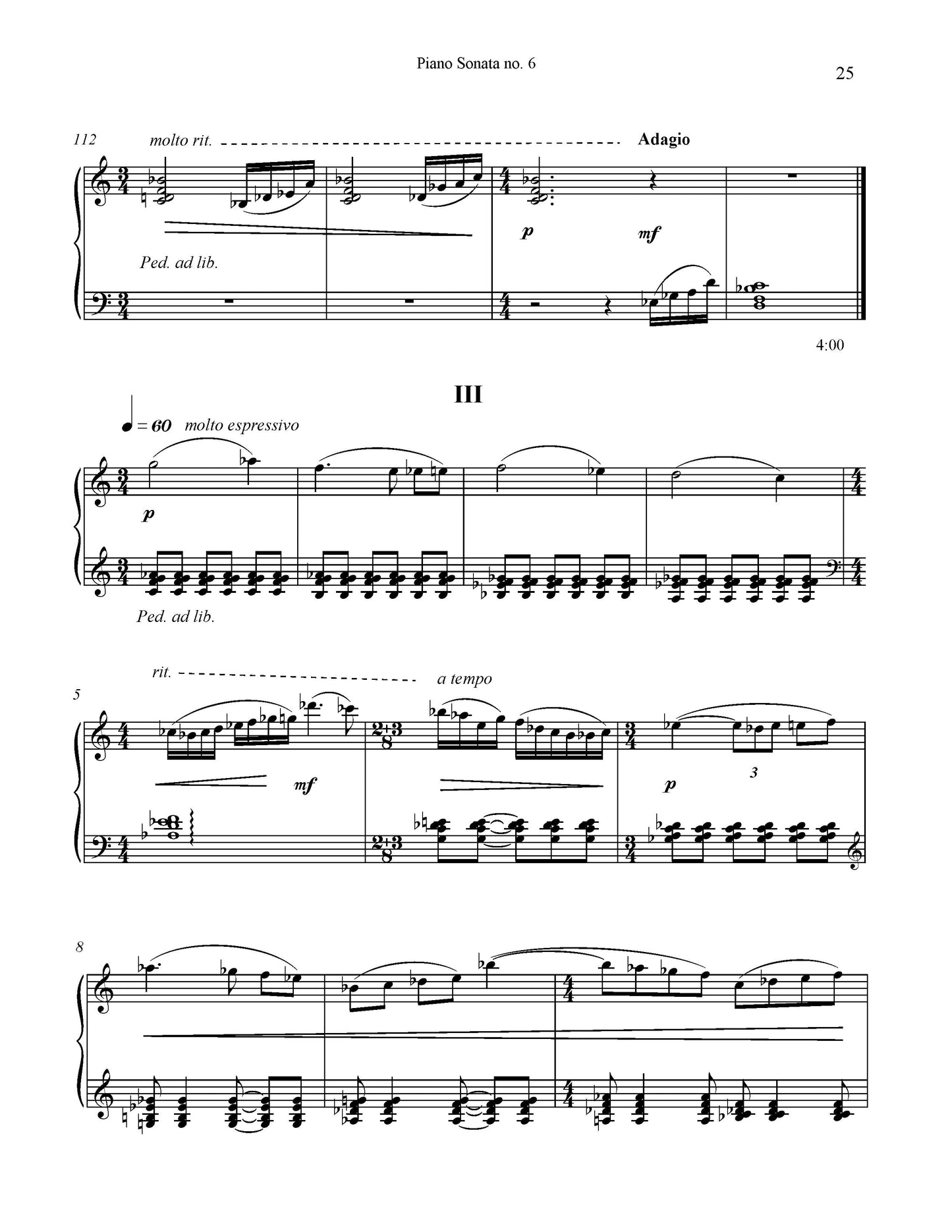 Piano Sonata No. 6