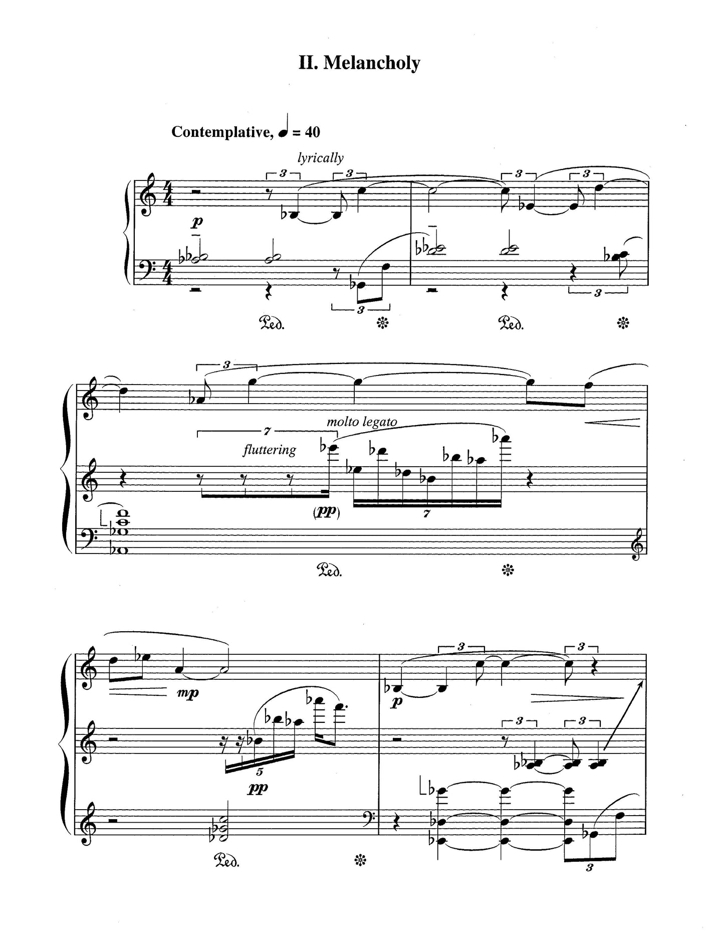 THREE BAGATELLES FOR PIANO