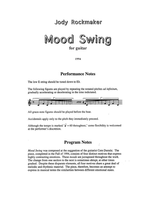 Mood Swing