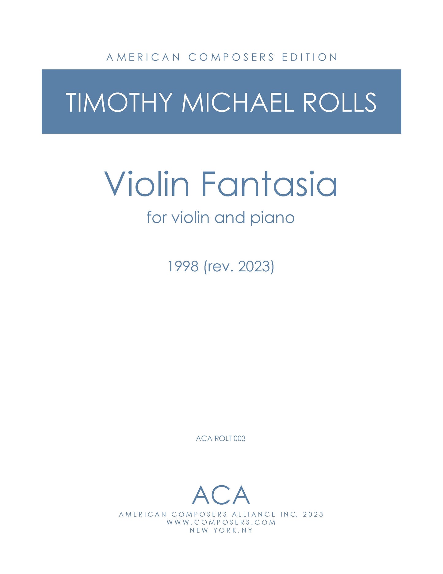 Violin Fantasia