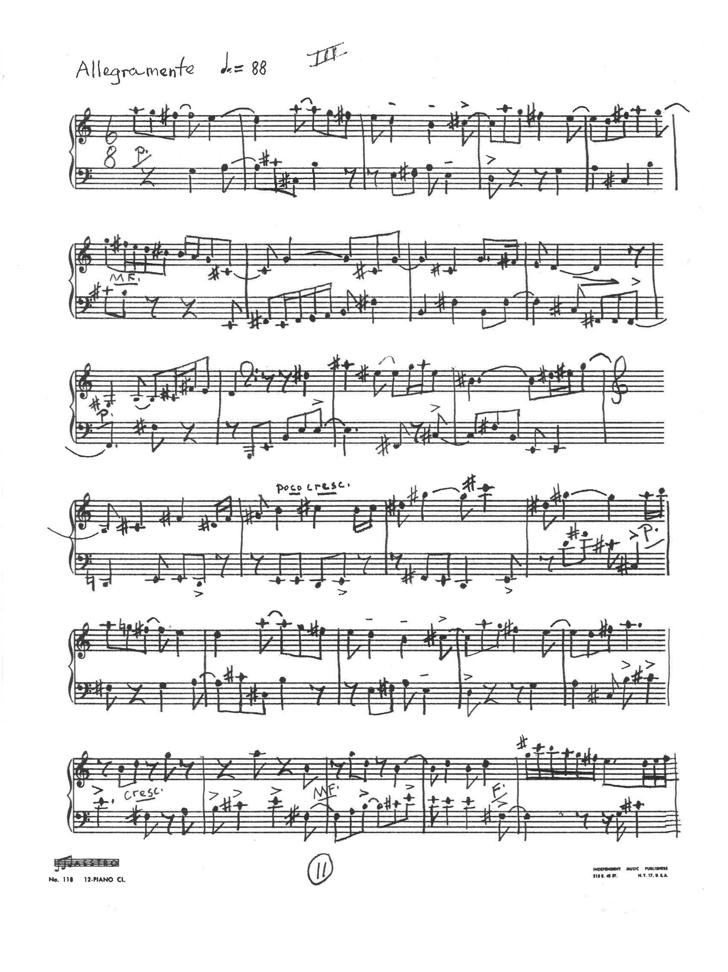 SONATA NO.1 IN D