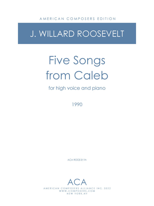 FIVE SONGS FROM CALEB