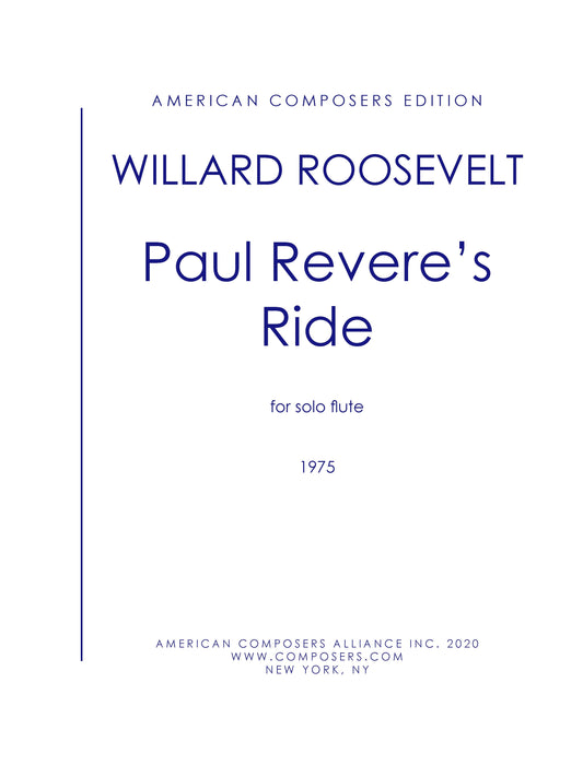 PAUL REVERE'S RIDE