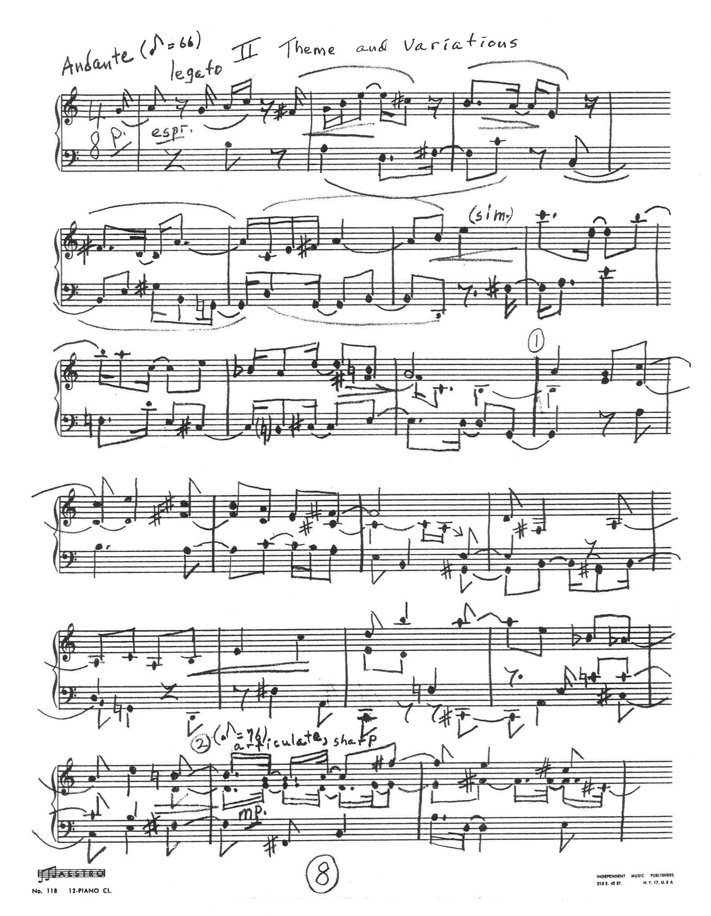 SONATA NO.2 IN Bb