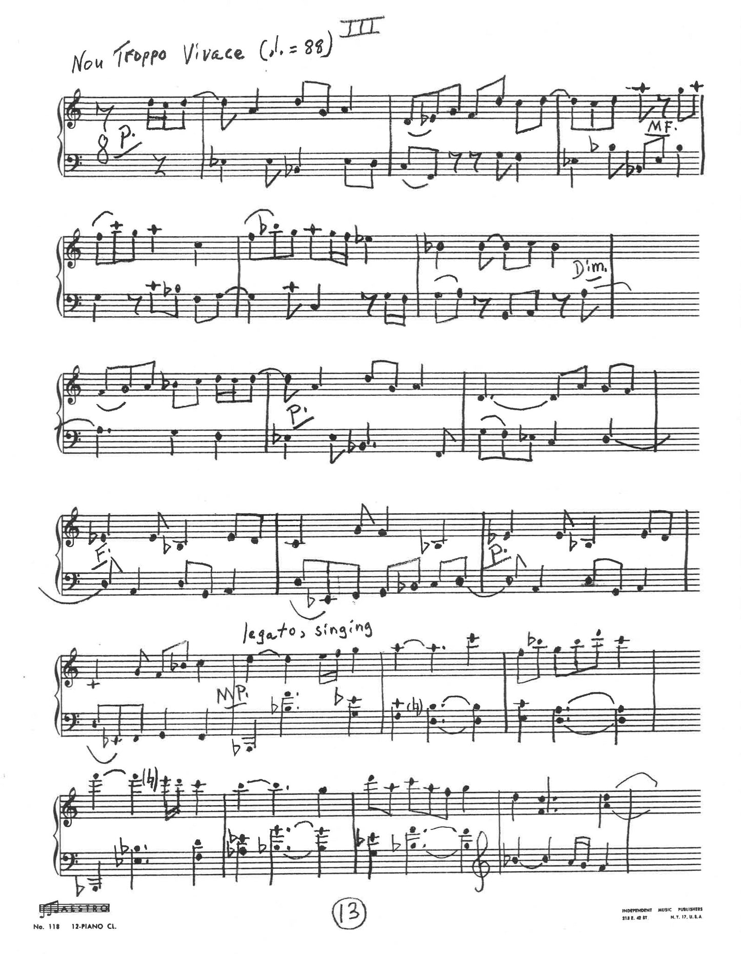 SONATA NO.2 IN Bb