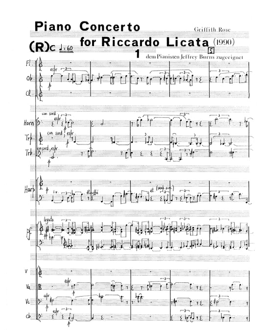 Piano Concerto for Richard Licata