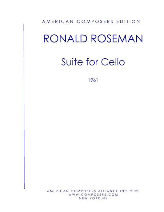 SUITE FOR CELLO