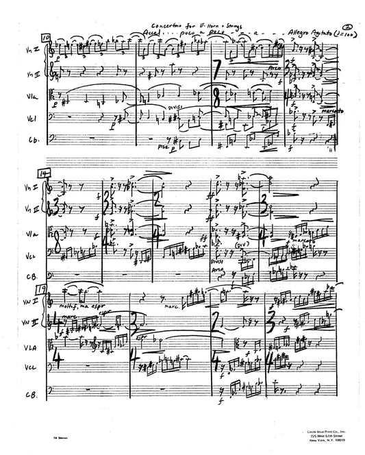 CONCERTINO (English Horn and Strings)