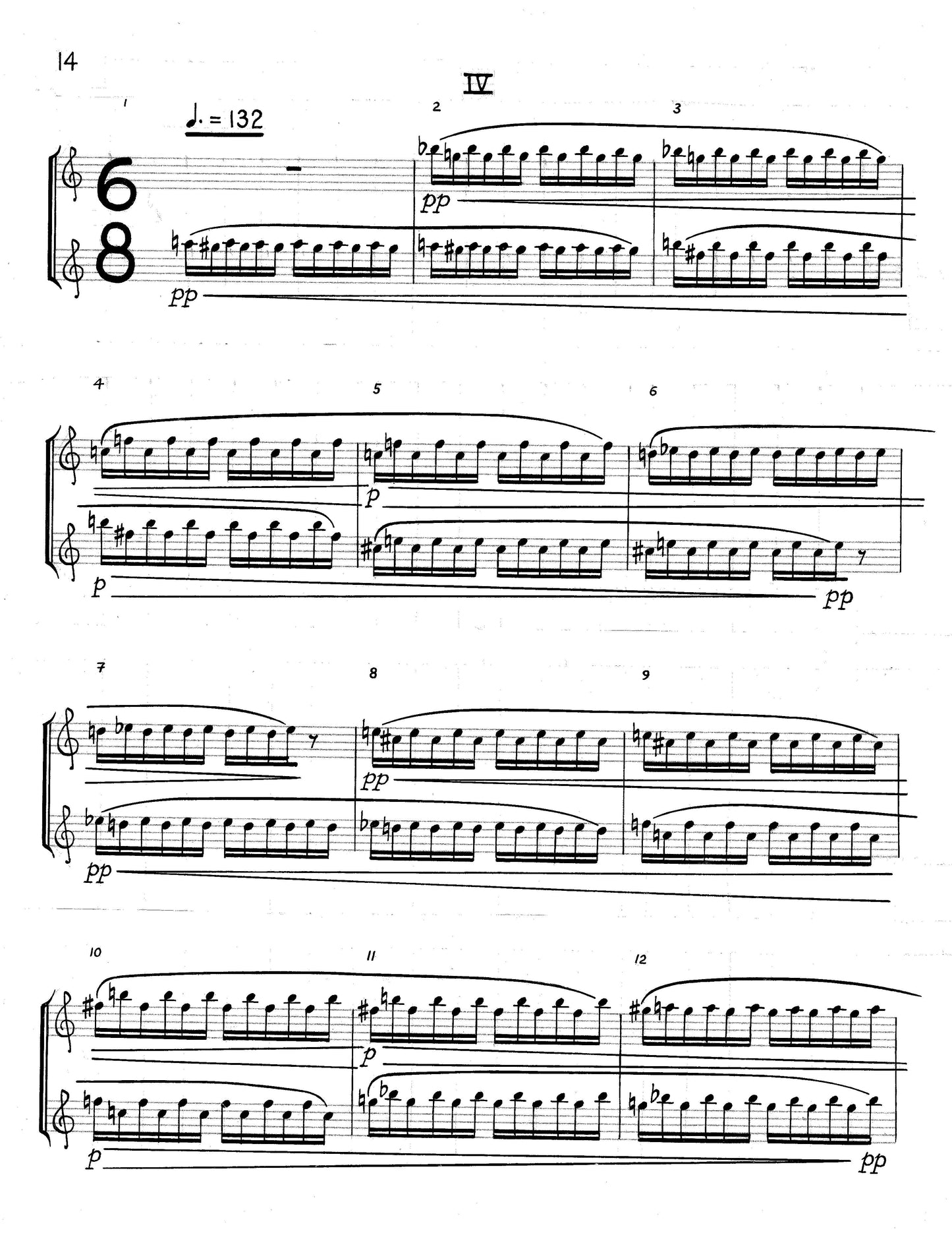 SIX SHORT PIECES FOR TWO FLUTES