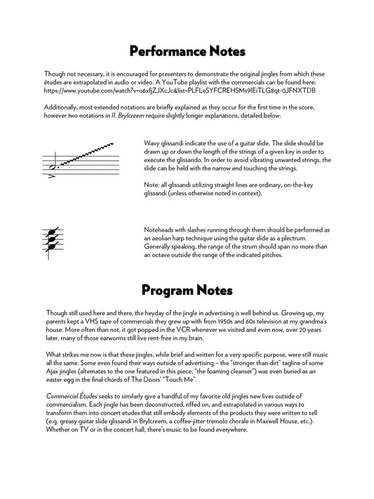 Commercial Etudes