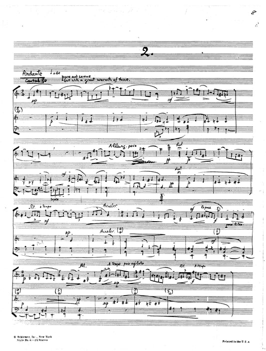 POEMS (NO. 2 & 3) for Violin & Piano