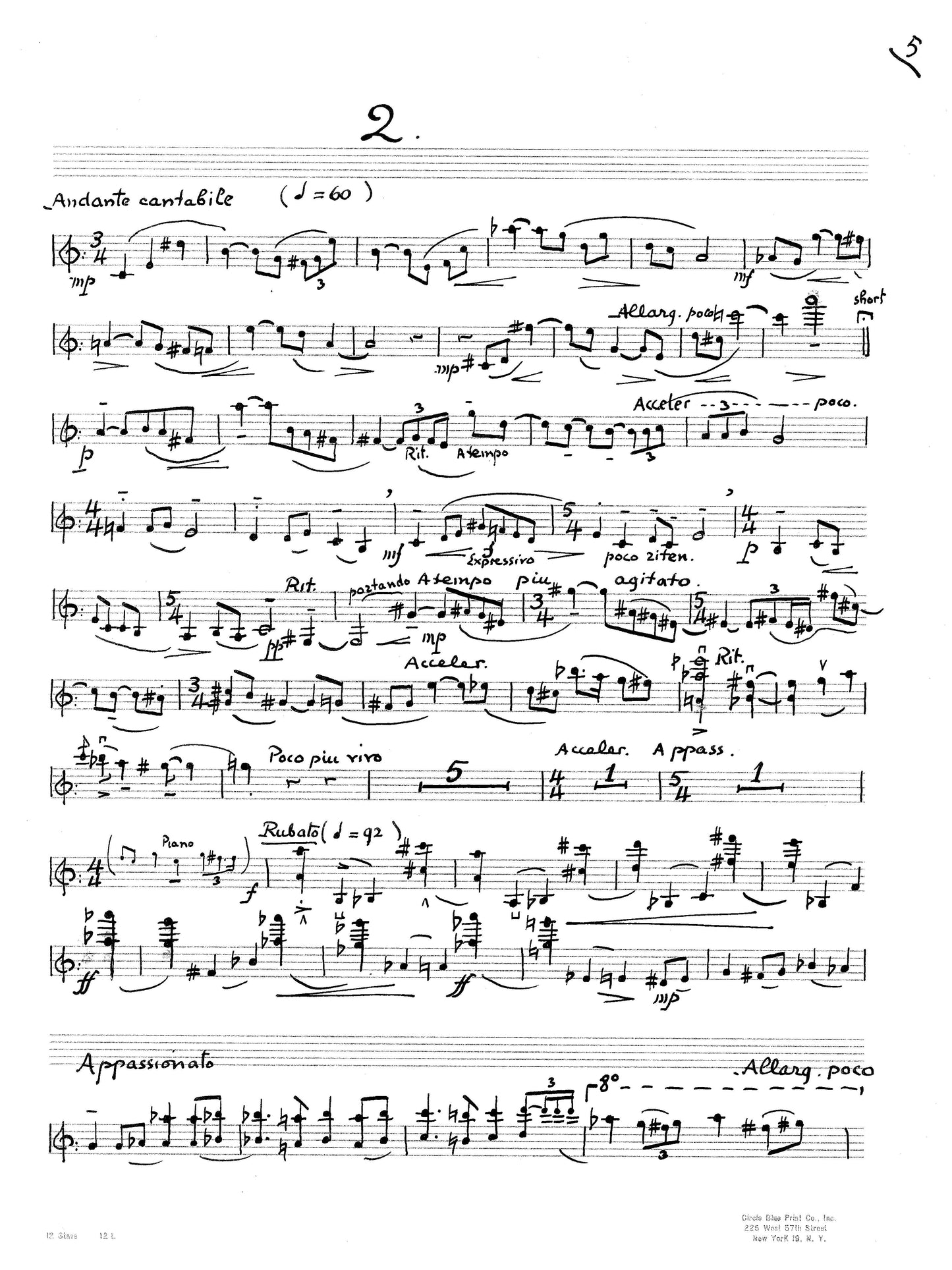 POEMS (NO. 2 & 3) for Violin & Piano