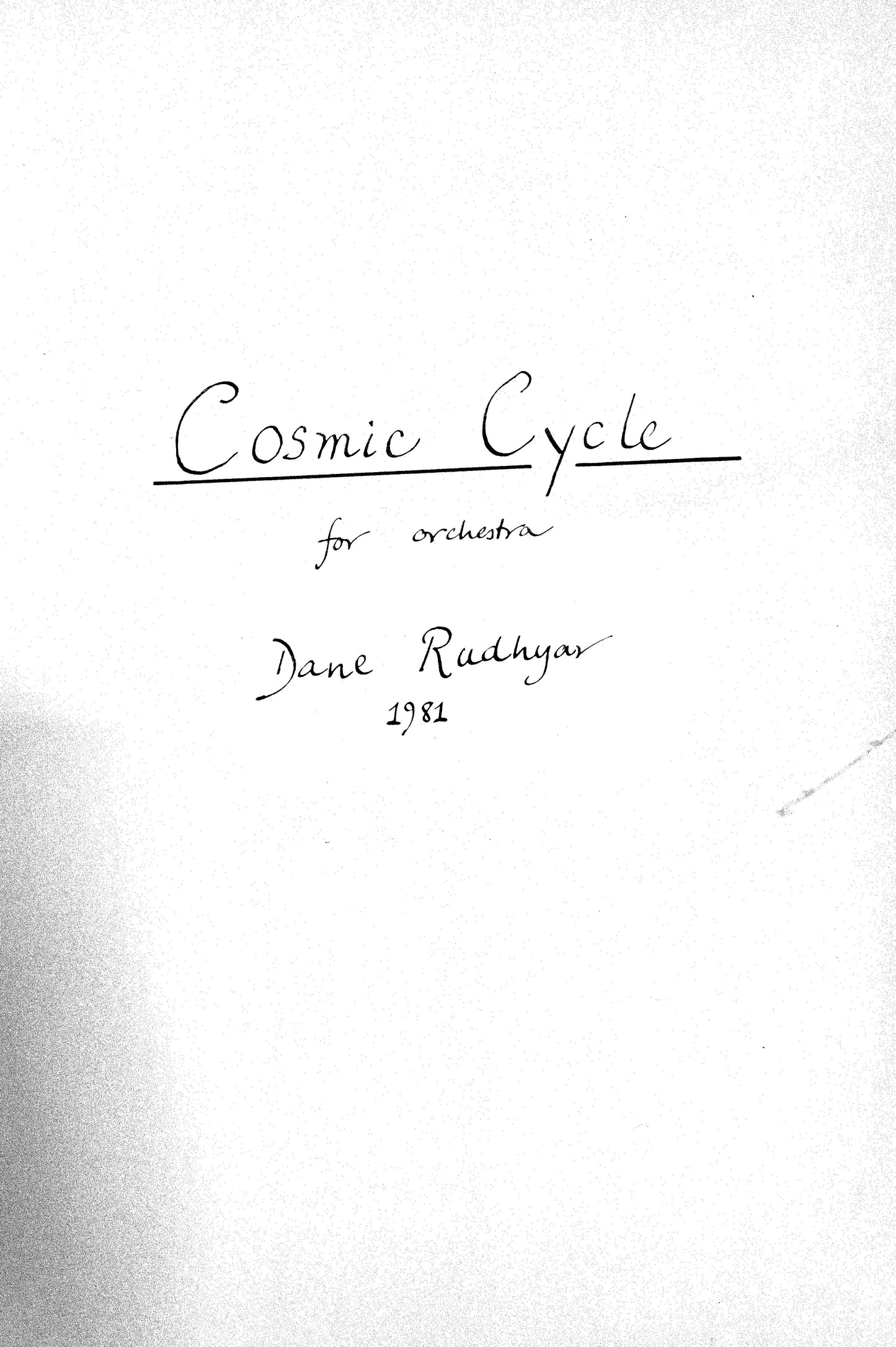 COSMIC CYCLE