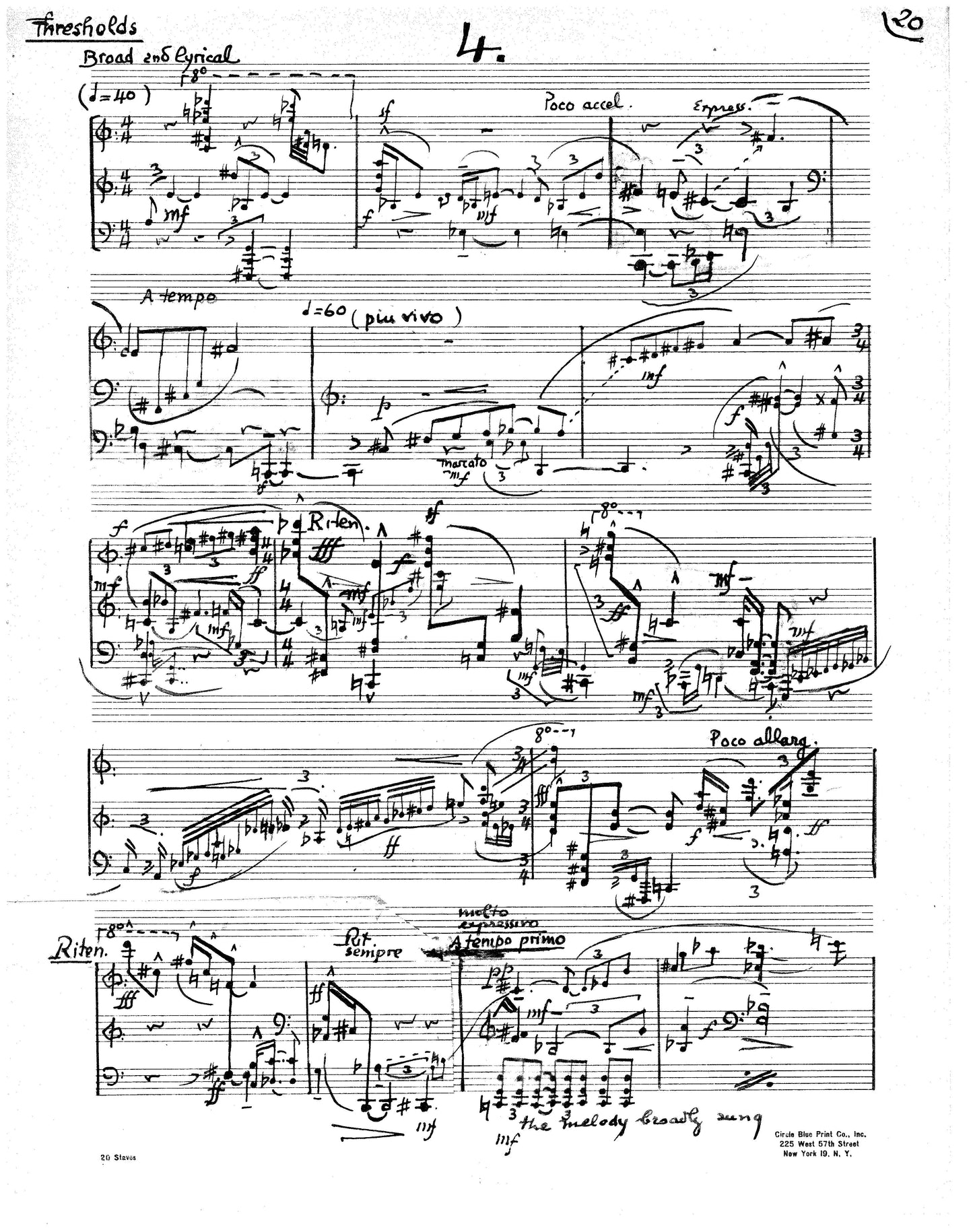 Thresholds (Condensed orchestra score)