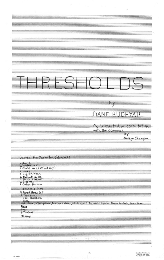 THRESHOLDS (full orchestra version)