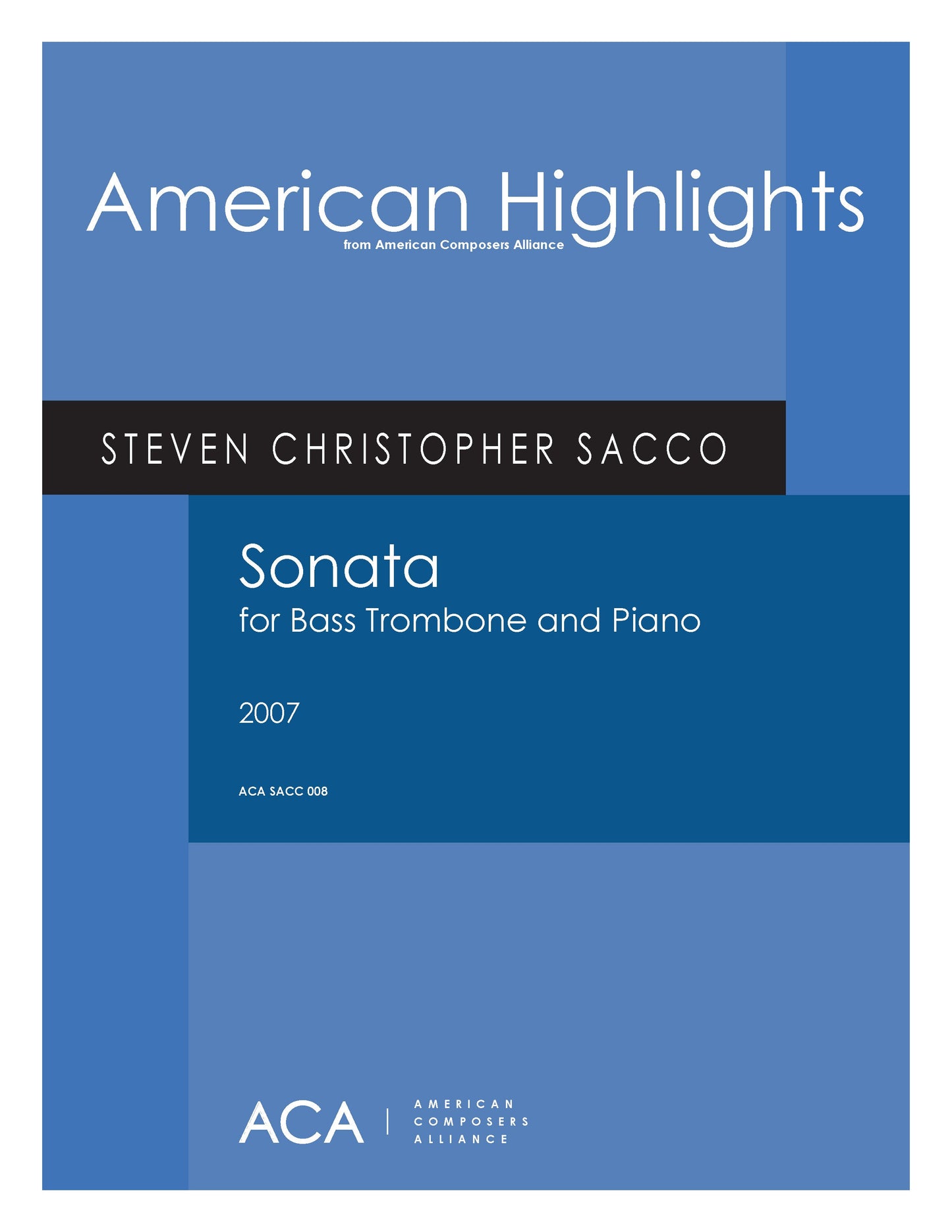 SONATA for Bass Trombone and Piano