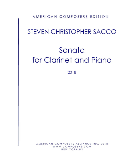 Sonata for Clarinet and Piano