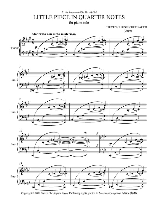 Little Piece in Quarter Notes