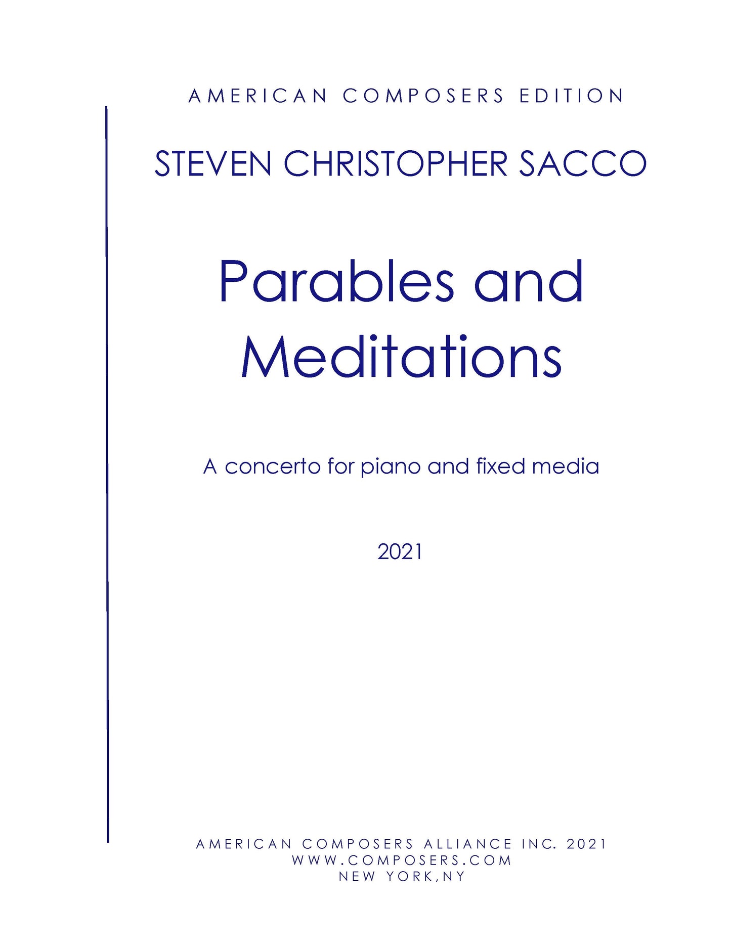 Parables and Meditations