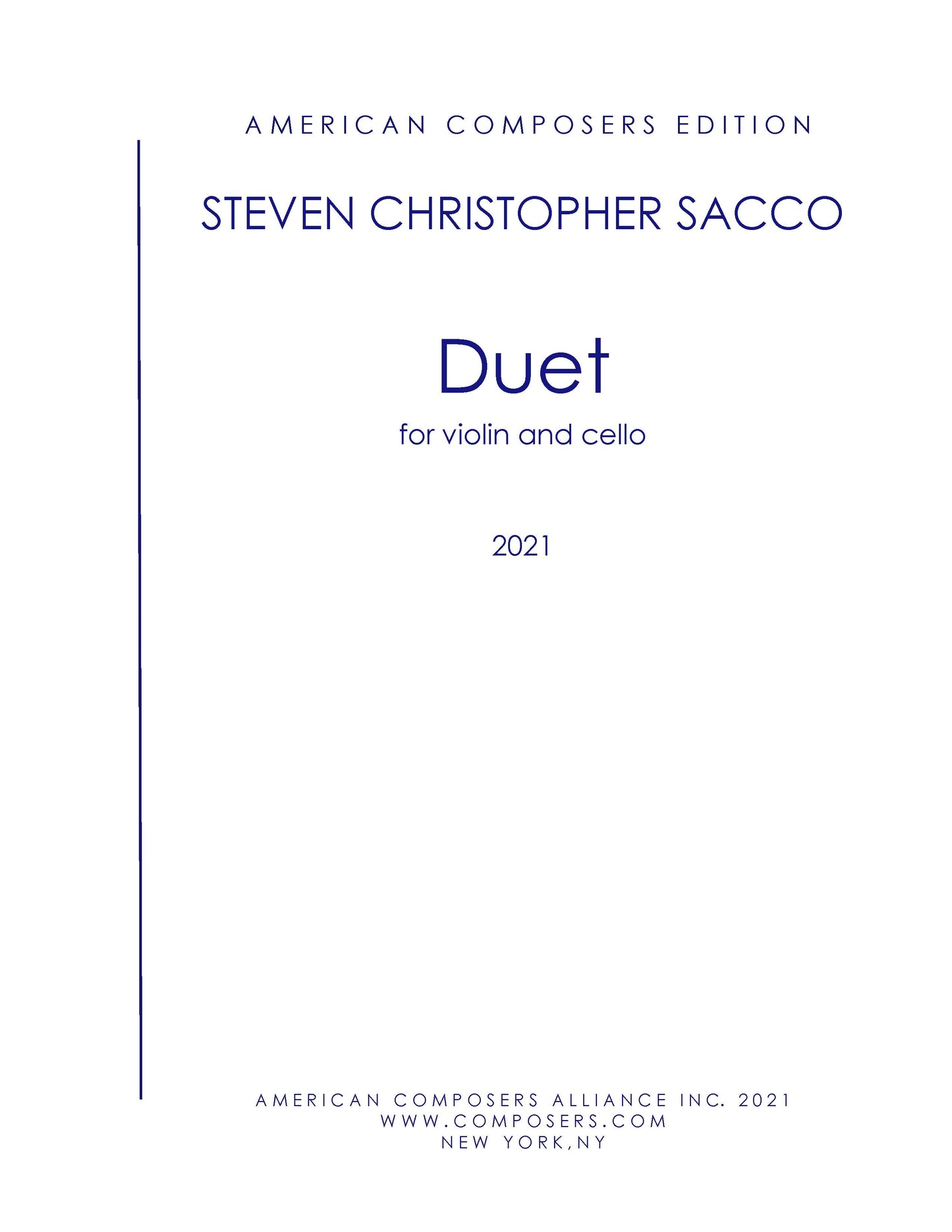 Duet for Violin and Cello