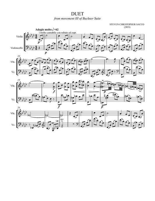 Duet for Violin and Cello