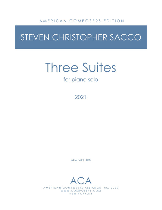 Three Suites for Piano Solo