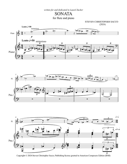 Soanta for Flute and Piano