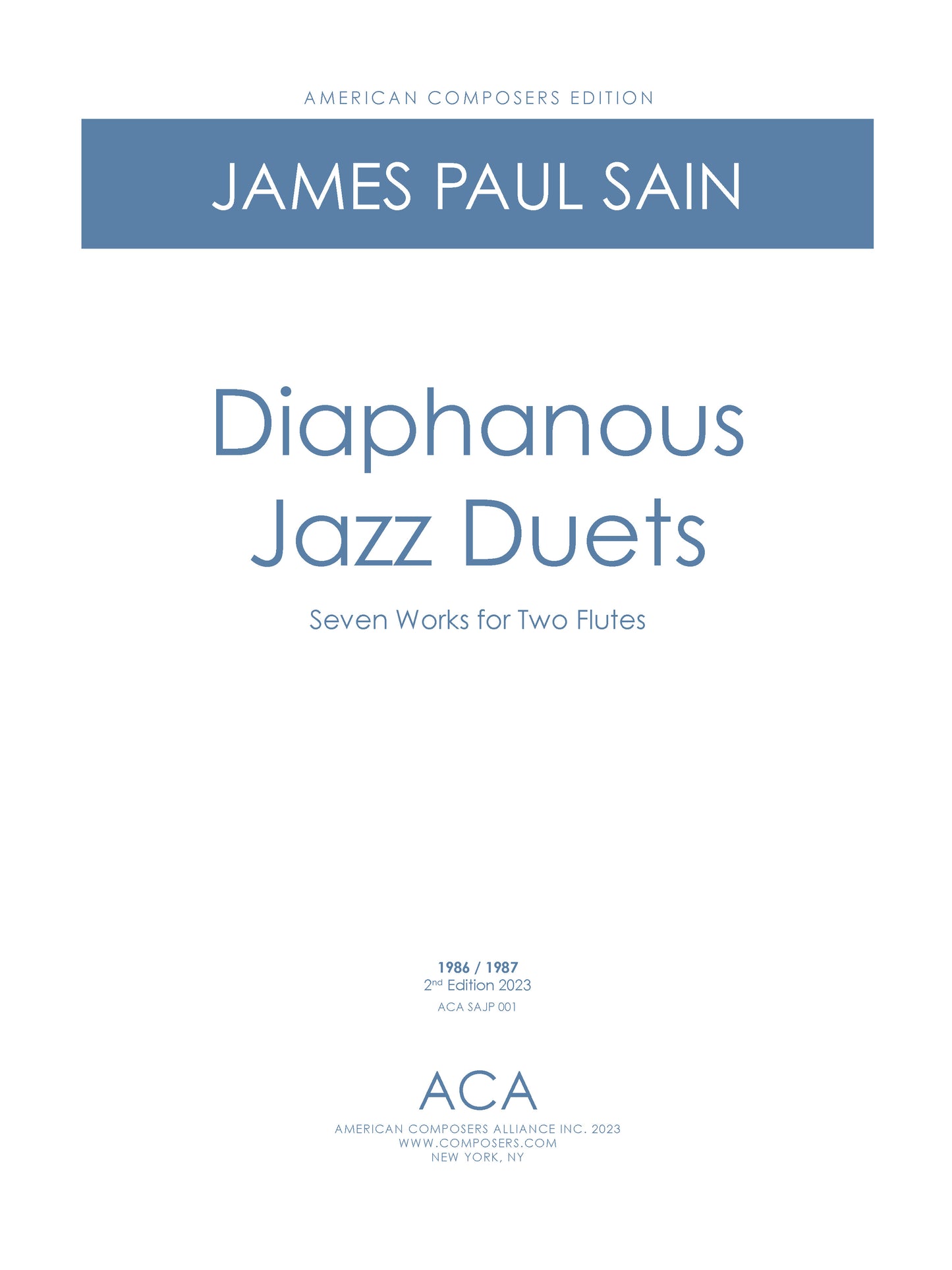 Diaphanous Jazz Duets