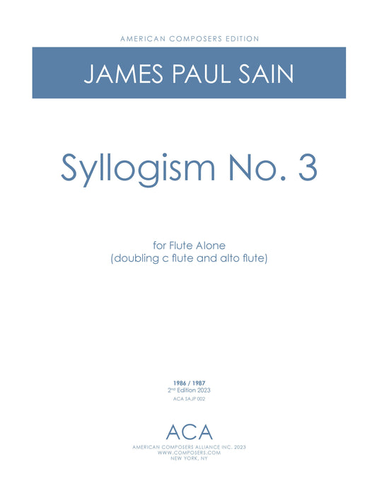 Syllogism No. 3