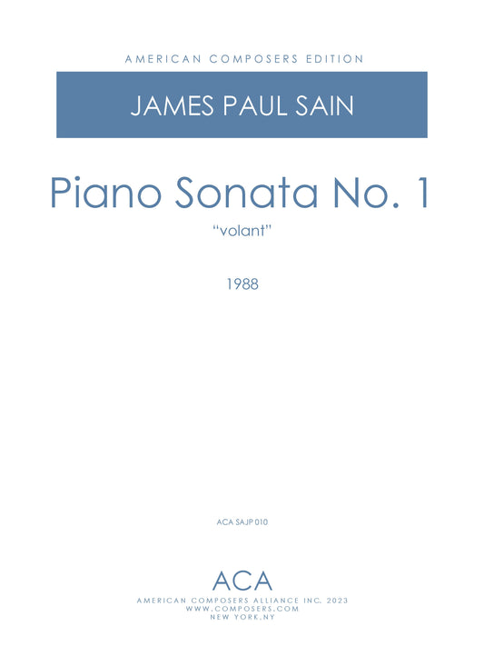 Piano Sonata No. 1: "volant"