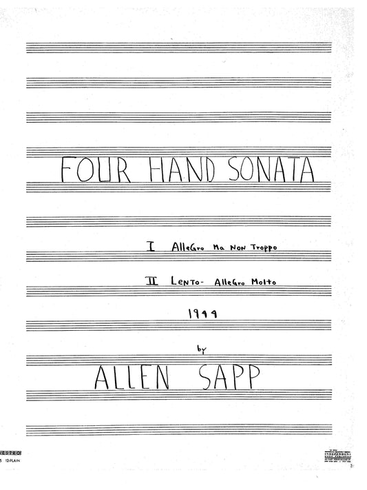 FOUR HAND SONATA