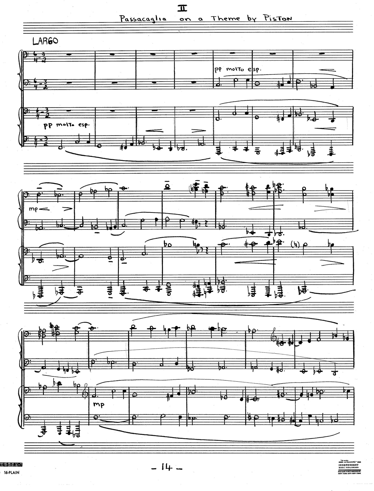 CONCERTINO No 1 Arr for 2 pianos