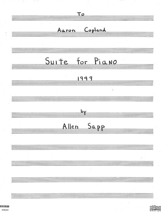 SUITE FOR PIANO