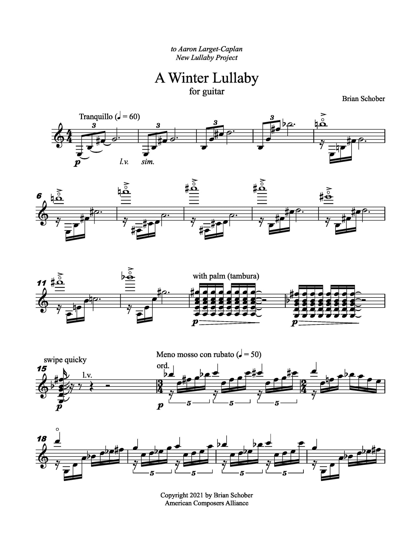 Winter Lullaby