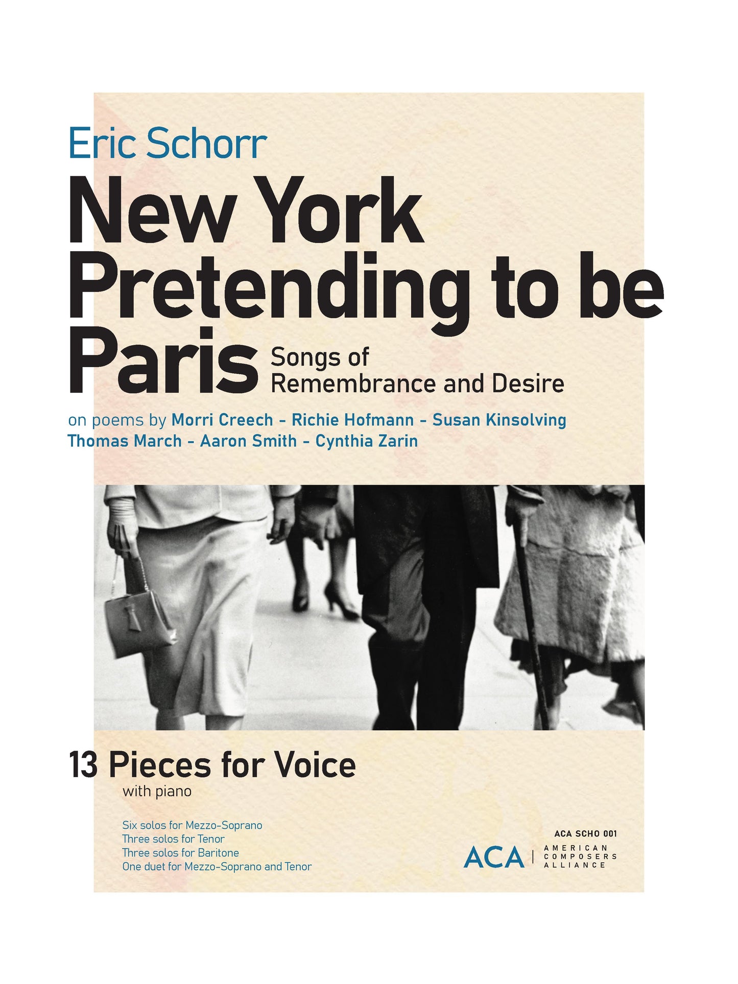 New York Pretending to Be Paris - Songs of Remembrance and Desire