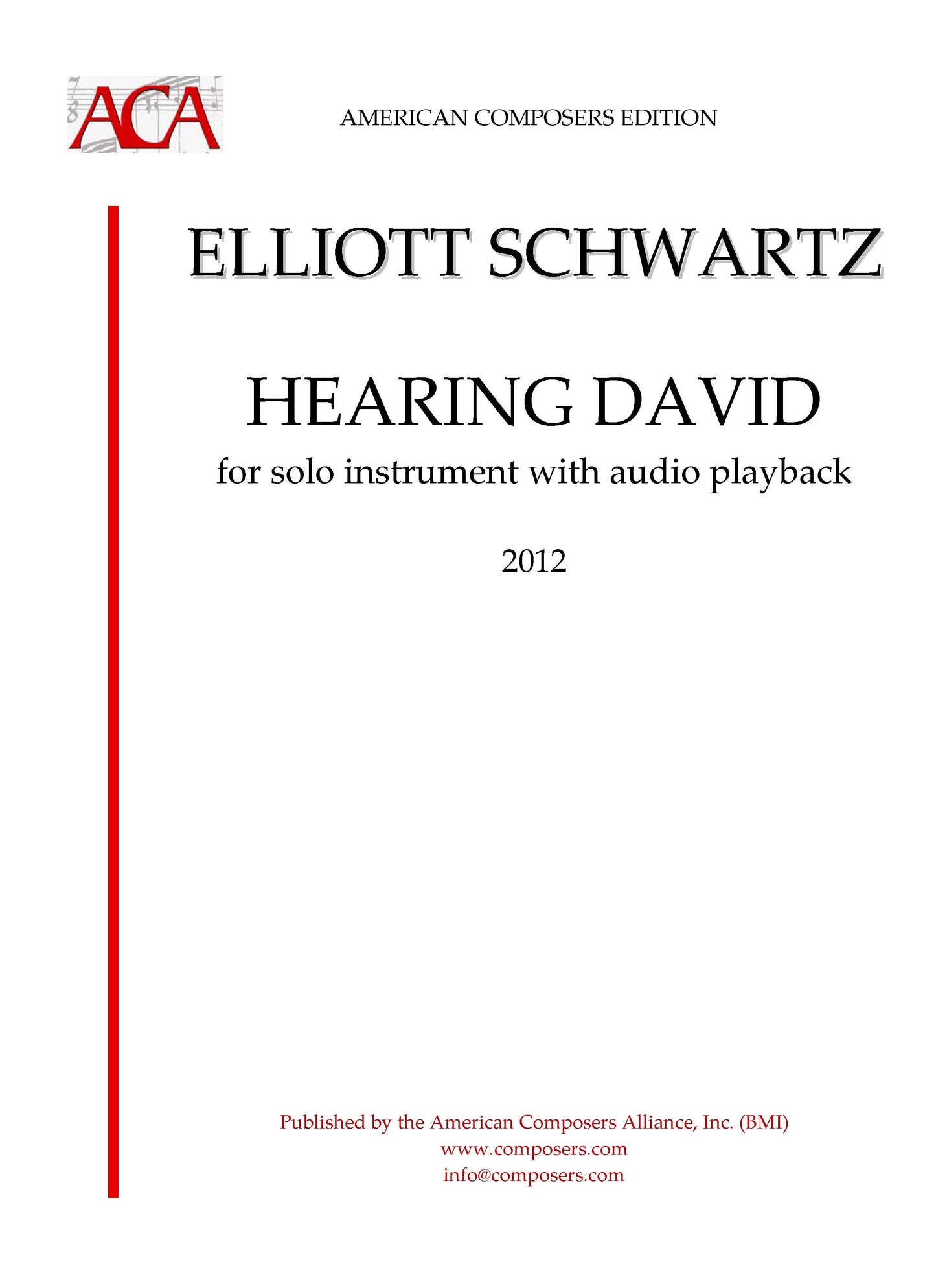 HEARING DAVID