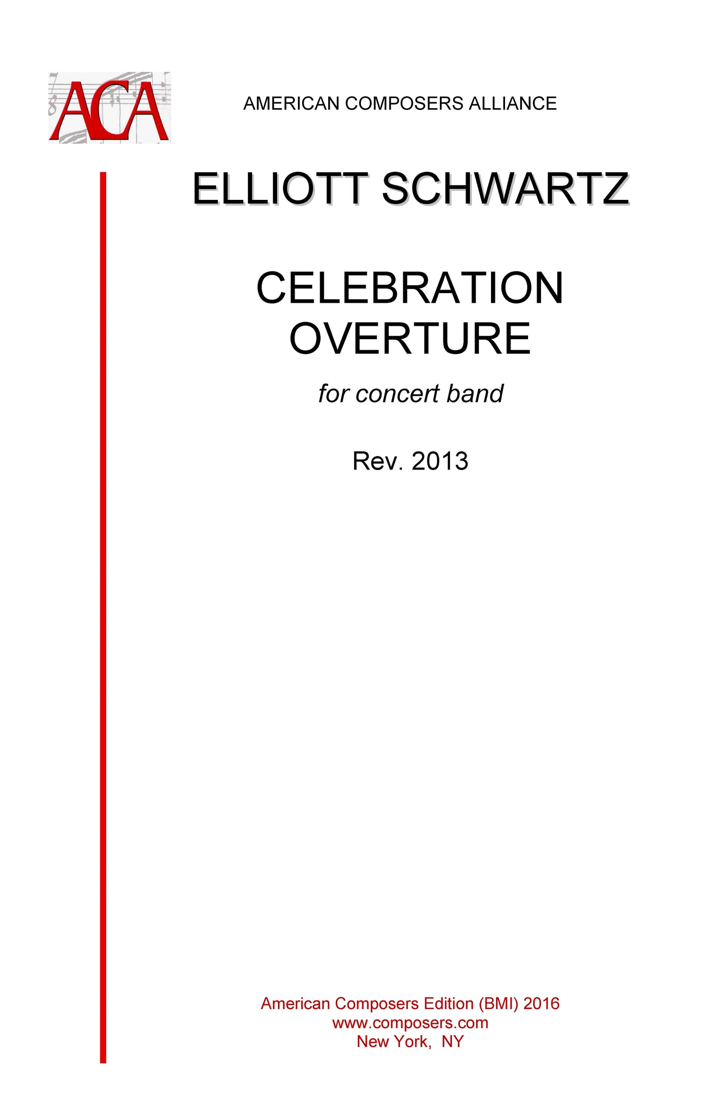 CELEBRATION OVERTURE