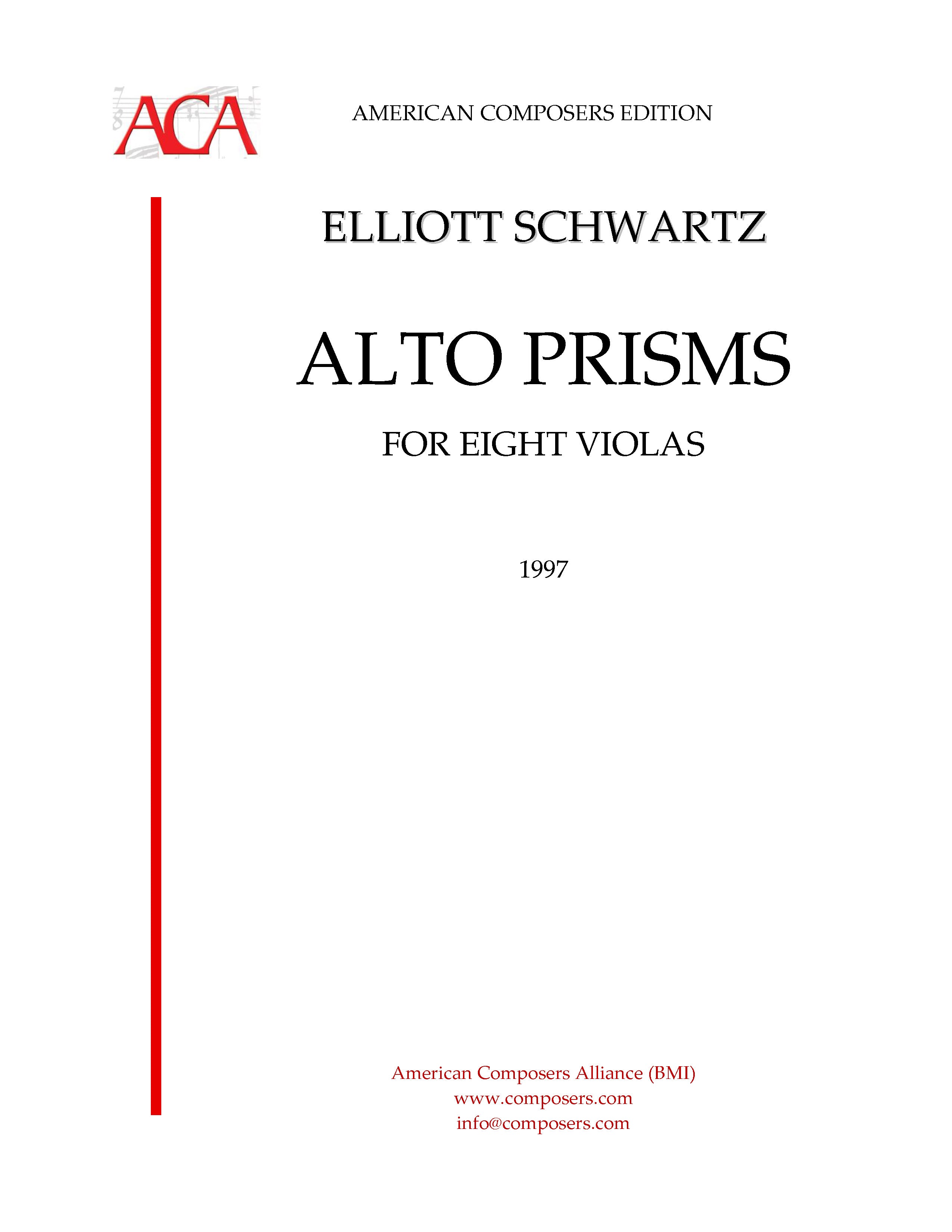 Schwartz, Elliott – American Composers Alliance