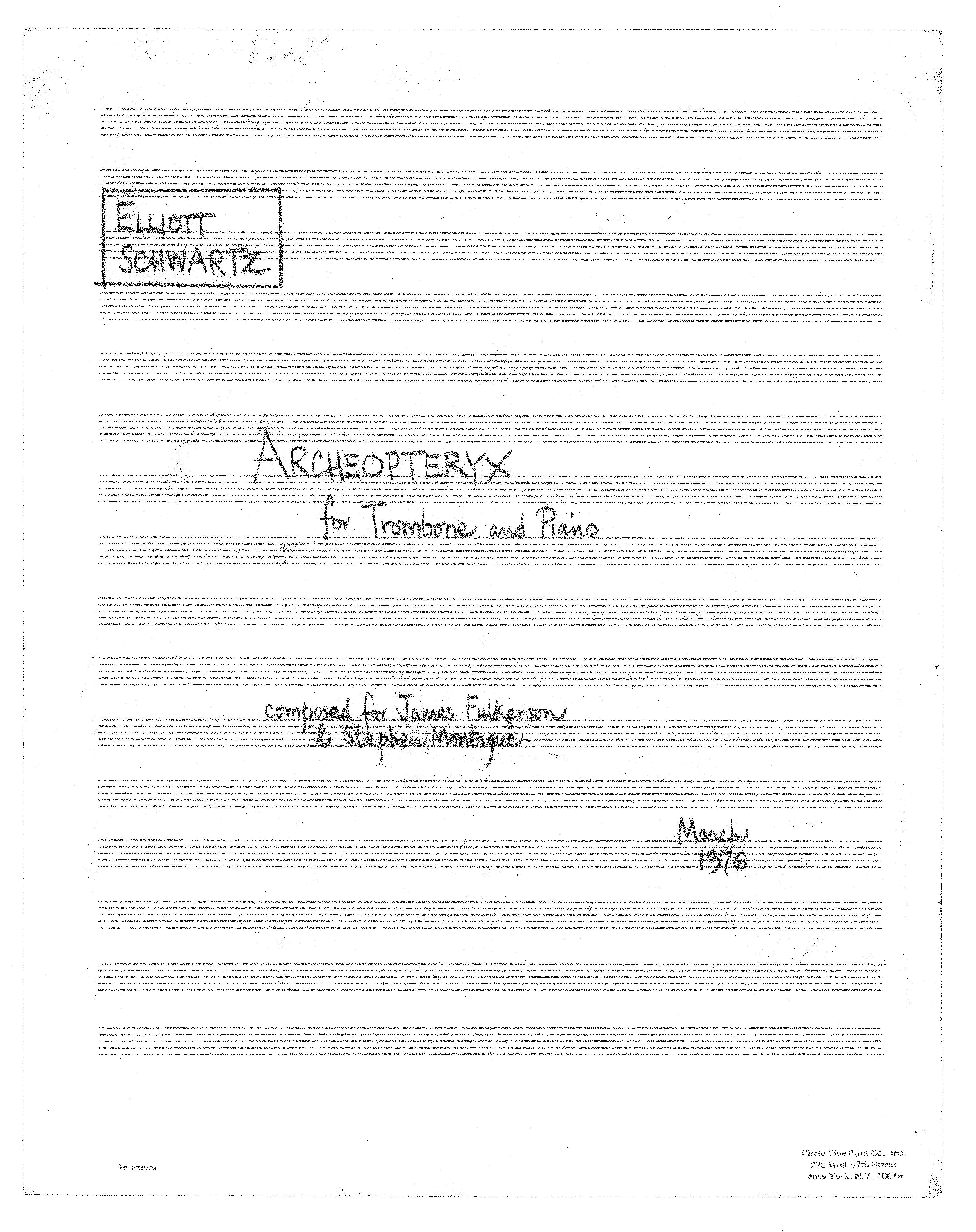 Schwartz, Elliott – American Composers Alliance