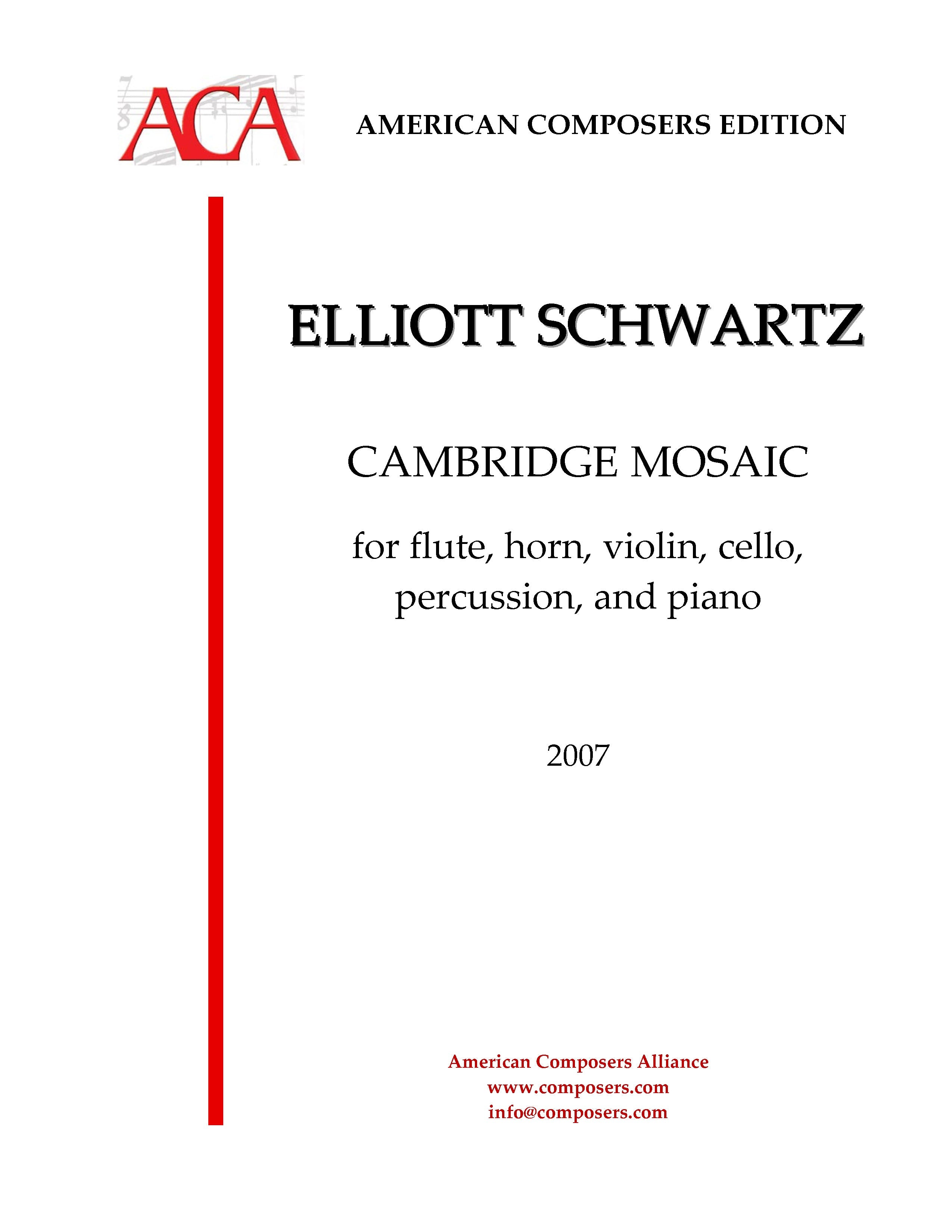 洋楽 Elliott Schwartz - Extended Piano Schwartz, Elliott – American Composers Alliance