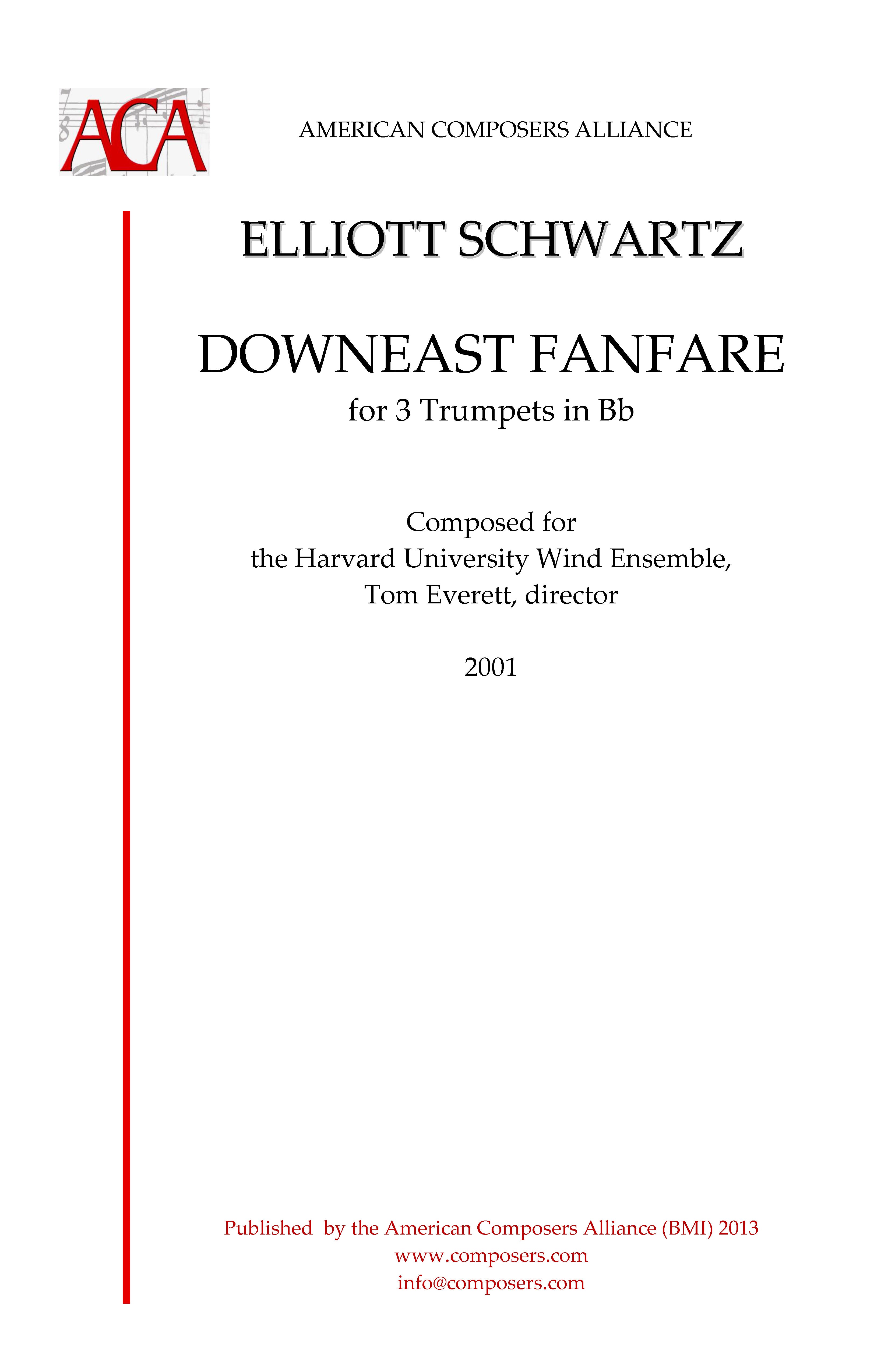 Schwartz, Elliott – American Composers Alliance