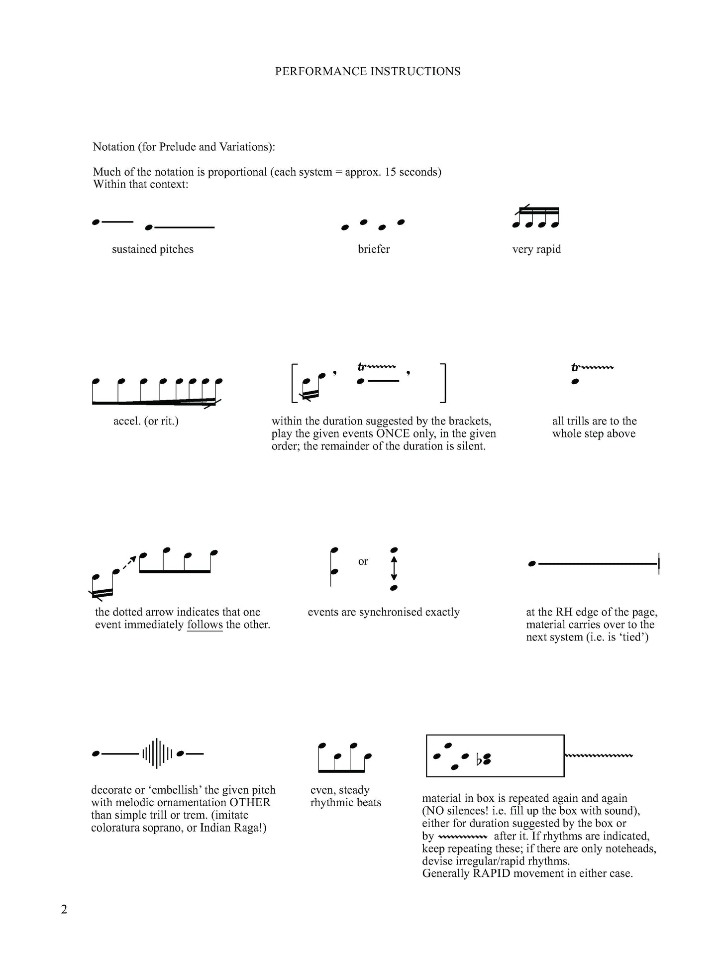 PRELUDE ARIA VARIATIONS