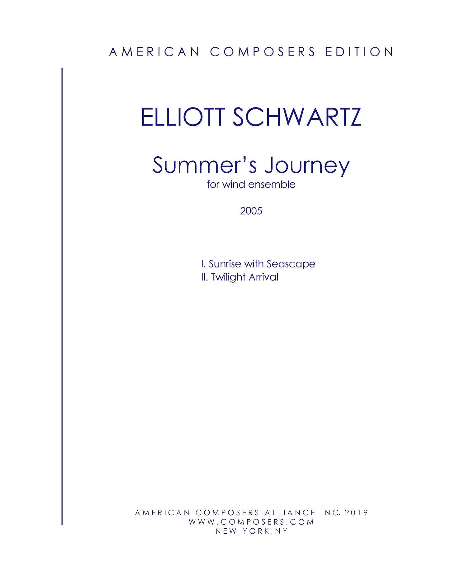 SUMMER'S JOURNEY